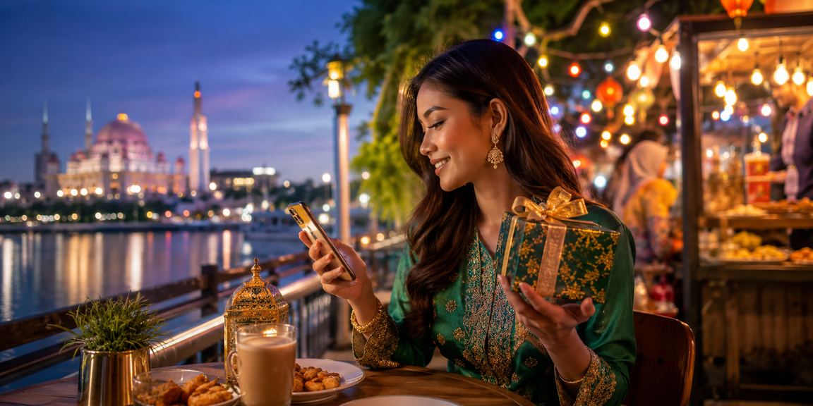 Ilustrasi sambutan bonus selamat datang hari raya di zx25rr